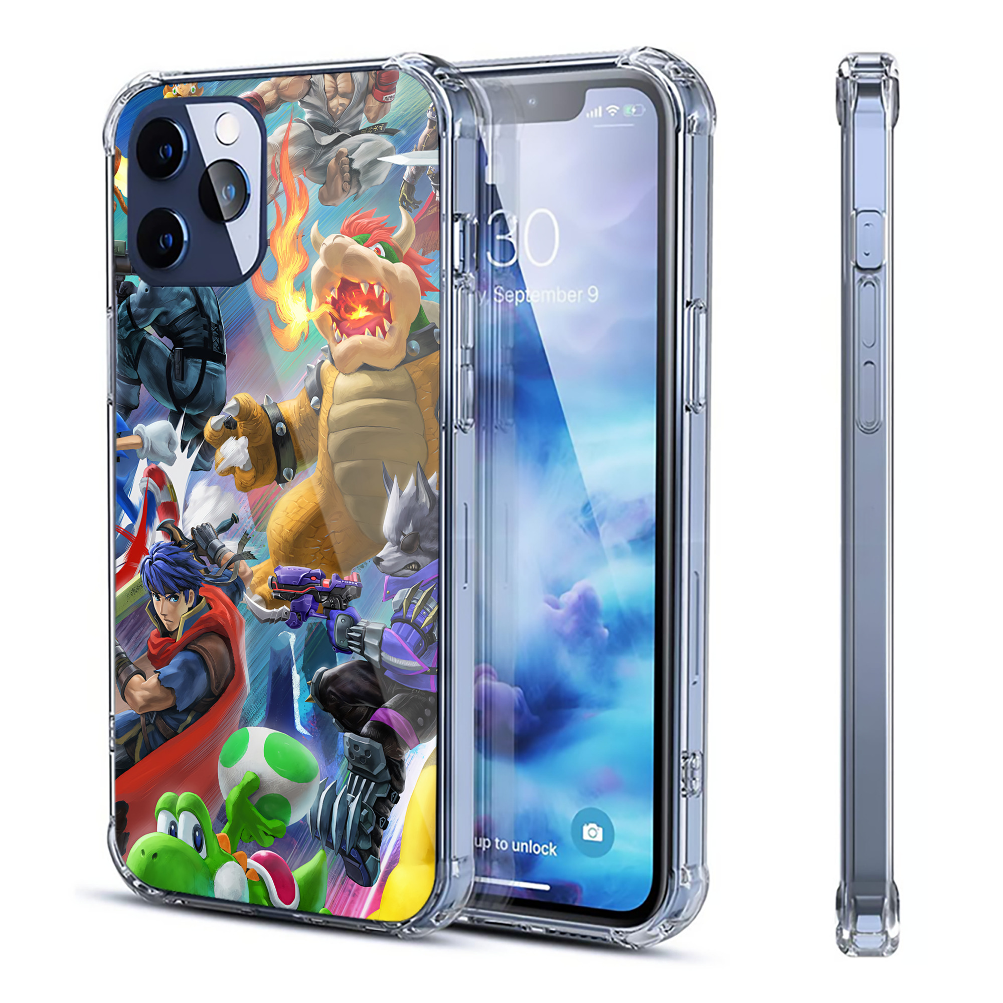 （画像用） ポケットモンスター Pokémon 【iPhone 12シリーズ対応】透明スマホケース（クリアソフトケース）